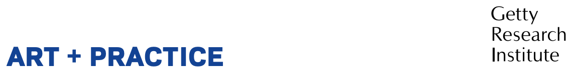 Art + Practice and Getty Research Institute logos